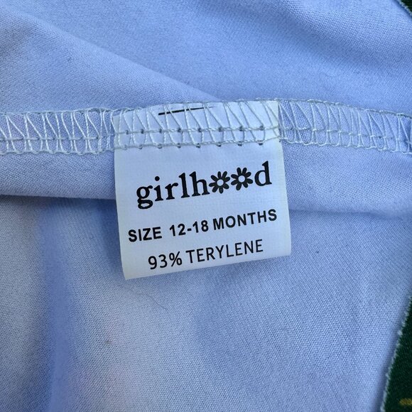 Girlhood (Little Stocking Co.) 12–18M Holiday A-Line | Short Sleeve | Festive Pr - Picture 6 of 6